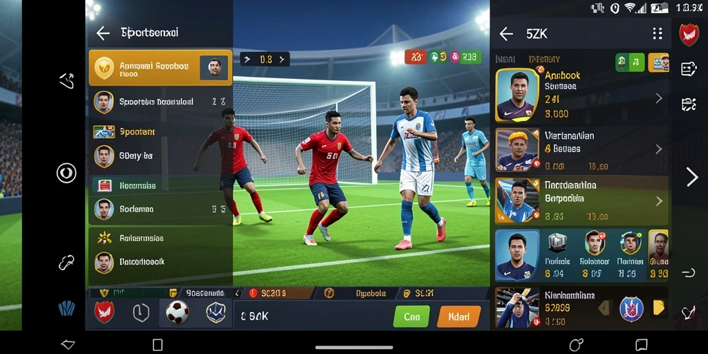 Screenshot tampilan antarmuka 5ZK yang menampilkan berbagai pilihan taruhan olahraga.