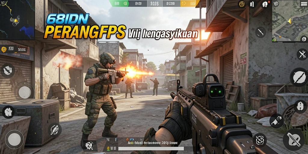Screenshot gameplay 68IDN dengan aksi pertempuran seru.