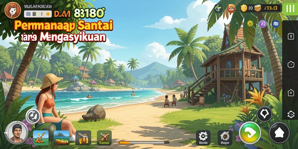 Tangkapan layar utama dari gameplay santai 8180 yang mengasyikkan.