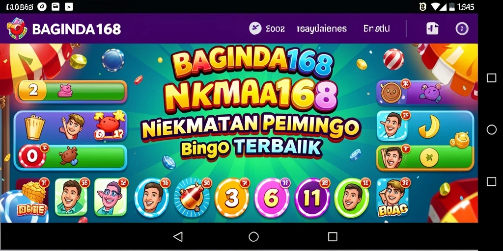 Screenshot gameplay BAGINDA168 menampilkan keseruan bermain Bingo.