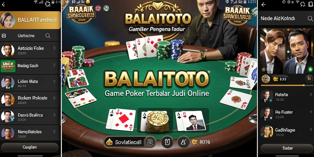 Screenshot utama BALAITOTO menampilkan game poker yang menarik dan penuh aksi.