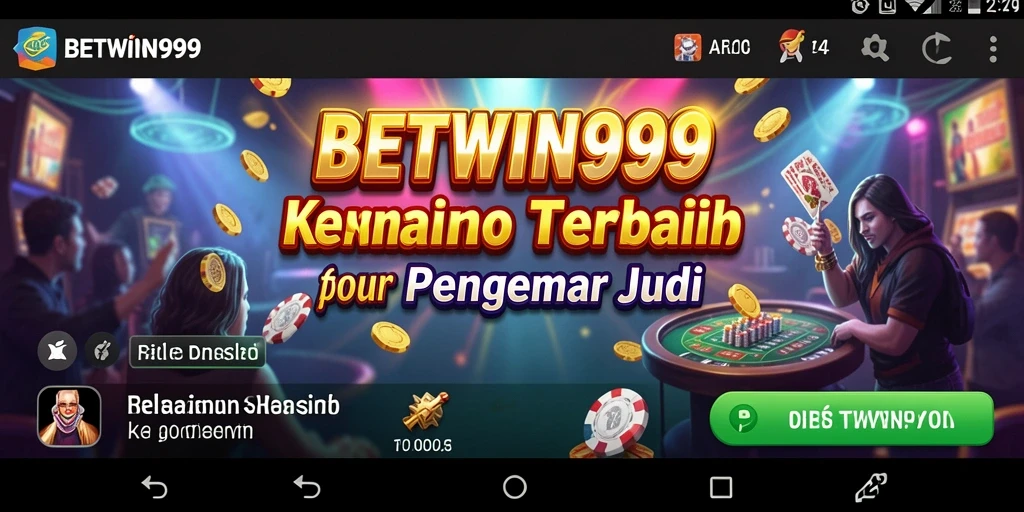 Screenshot gameplay Kasino BETWIN999 yang mengasyikkan dan berwarna-warni.