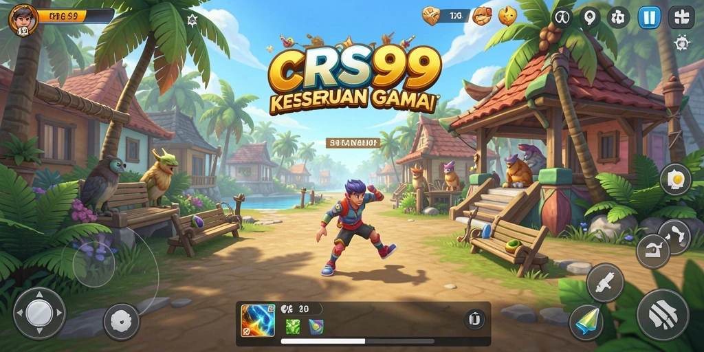 Screenshot menampilkan gameplay santai dan menyenangkan di CRS99.