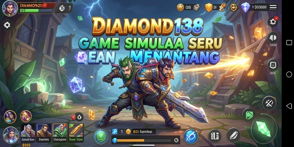 Tampilan screenshot DIAMOND138 menampilkan gameplay simulasi yang seru.