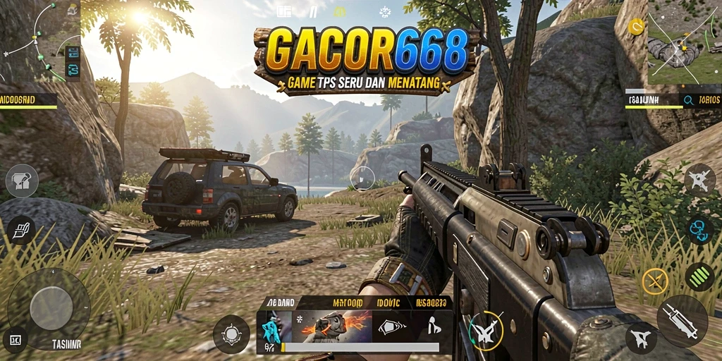 Gameplay seru GACOR668 dengan aksi menembak yang intens