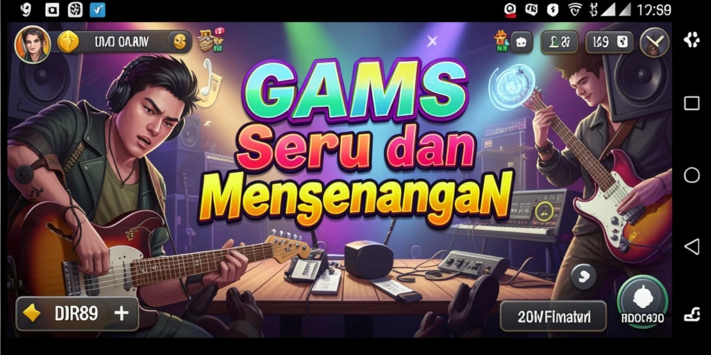 Tampilan gameplay seru dan menyenangkan di IDR89.
