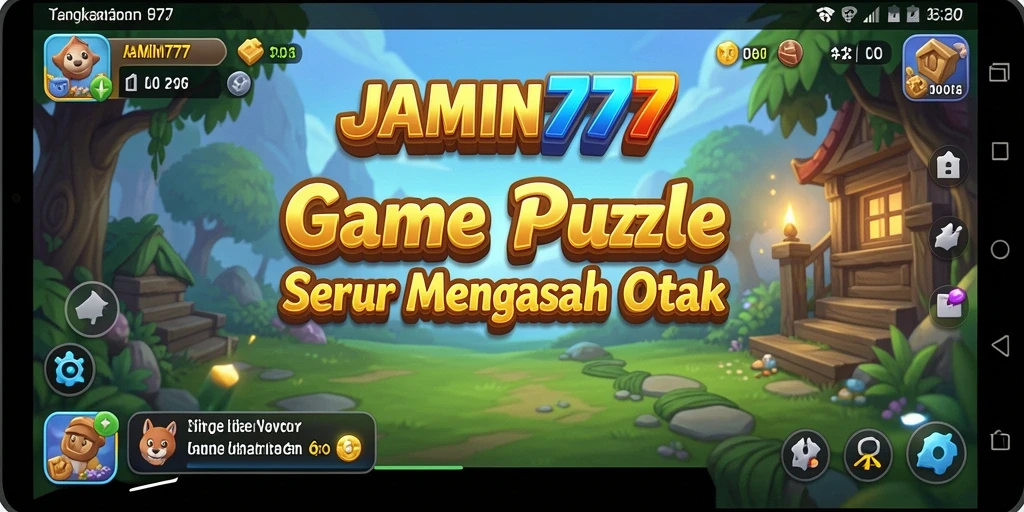 Tampilan gameplay menarik dengan teka-teki menantang di JAMIN777.