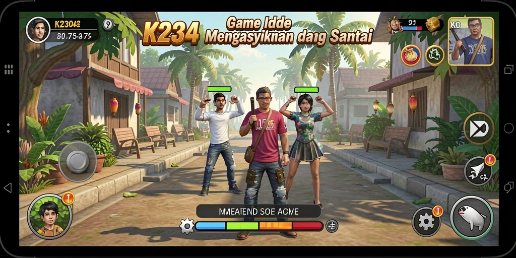 Tampilan gameplay K234 yang menarik dan menyenangkan.