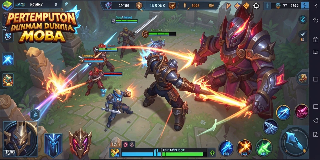 Tampilan gameplay seru dalam KO857 dengan strategi nyata.