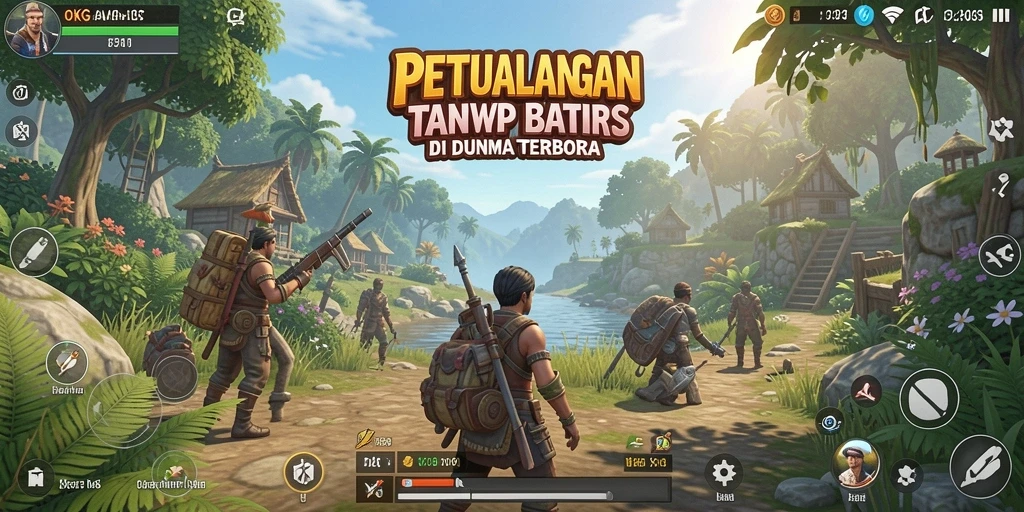 Tampilan visual memukau dari gameplay Open World di OKGAMES.