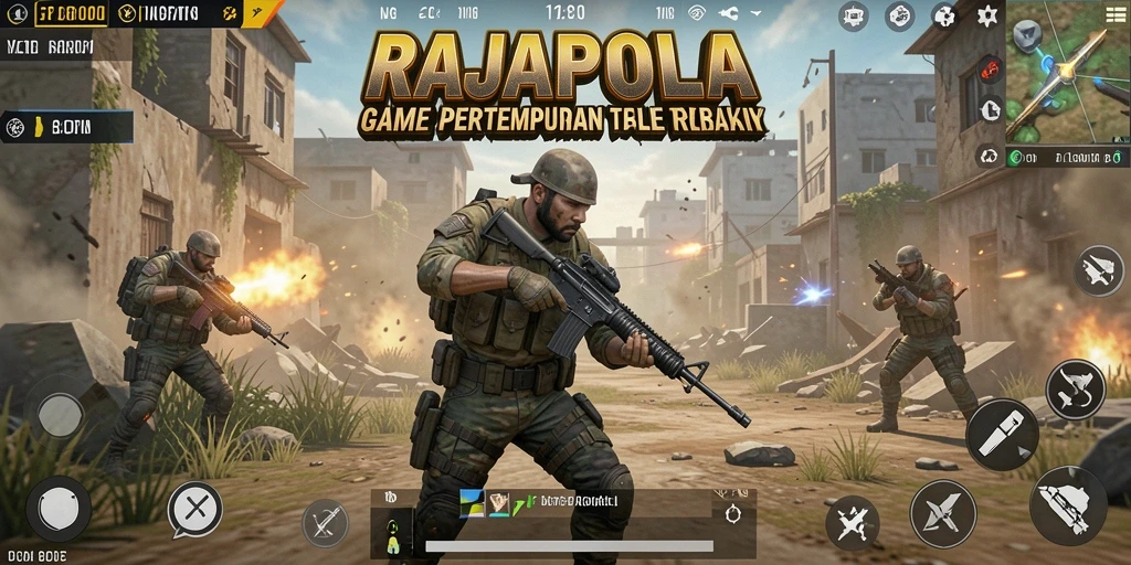 Gameplay seru dan intens di RAJAPOLA dengan pertempuran yang mendebarkan.