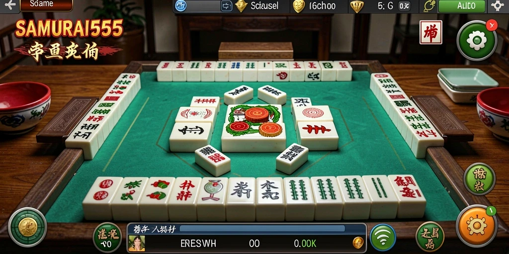 Gameplay menarik SAMURAI555 dalam permainan Mahjong.