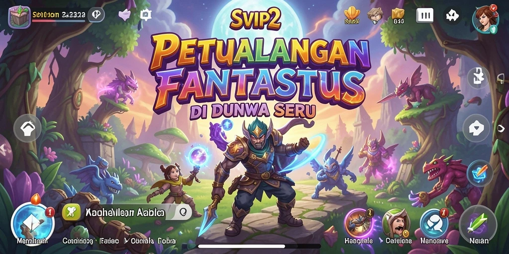 Screen gameplay SVIP2 yang penuh tantangan dan petualangan.