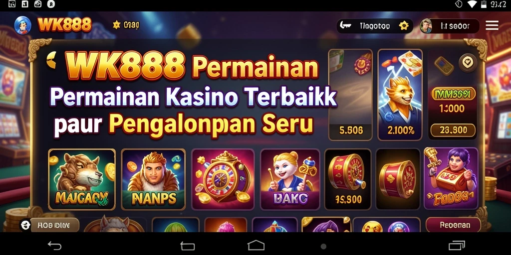 Tampilan gameplay menarik dari WK888 yang memukau.